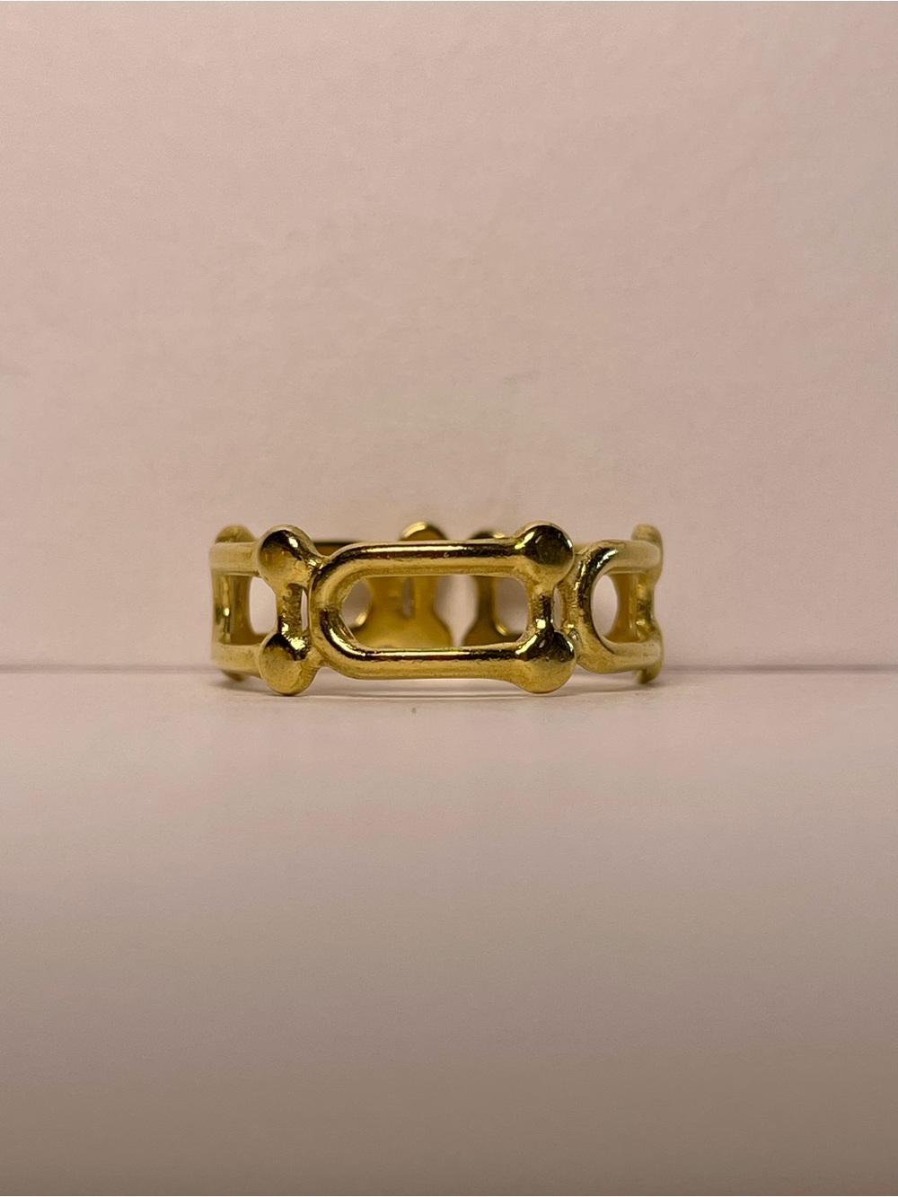 Gold Link Ring